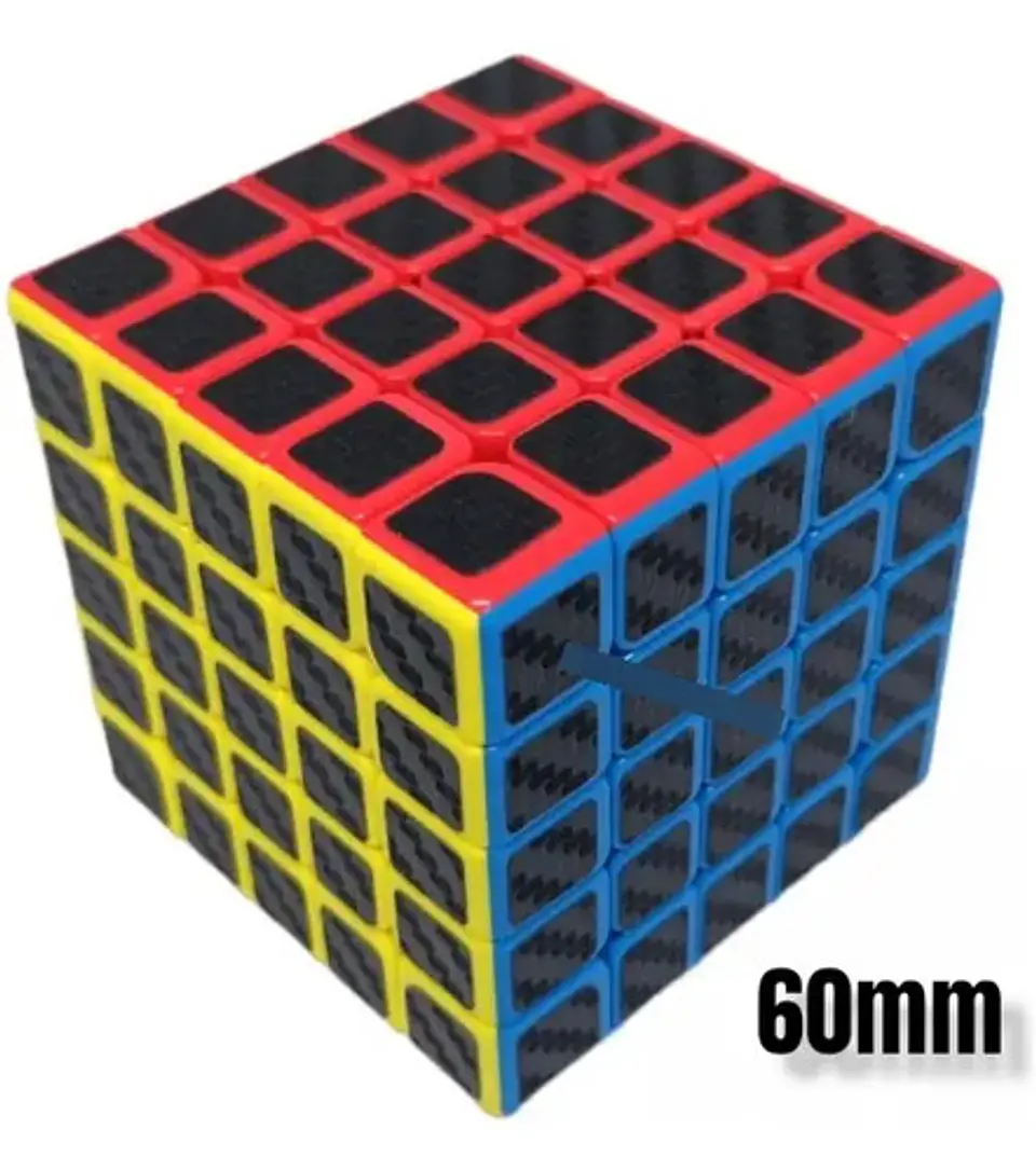 Cubo De Velocidad Profesional Moyu Carbon 5x5x5 Negro 5