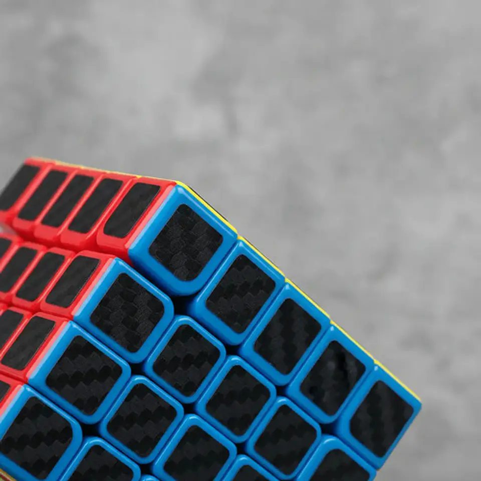 Cubo De Velocidad Profesional Moyu Carbon 5x5x5 Negro 6