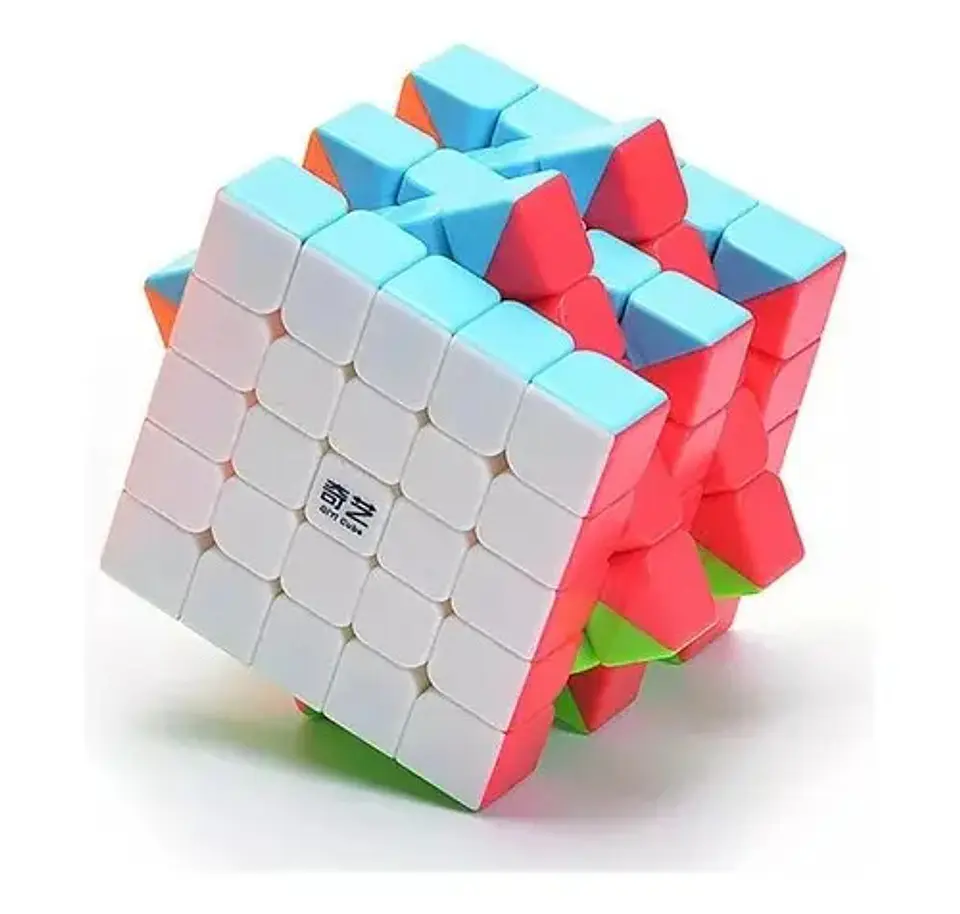 Cubo Rubik 5x5 Qiyi Stickerless Speed Cube Multicolor 2