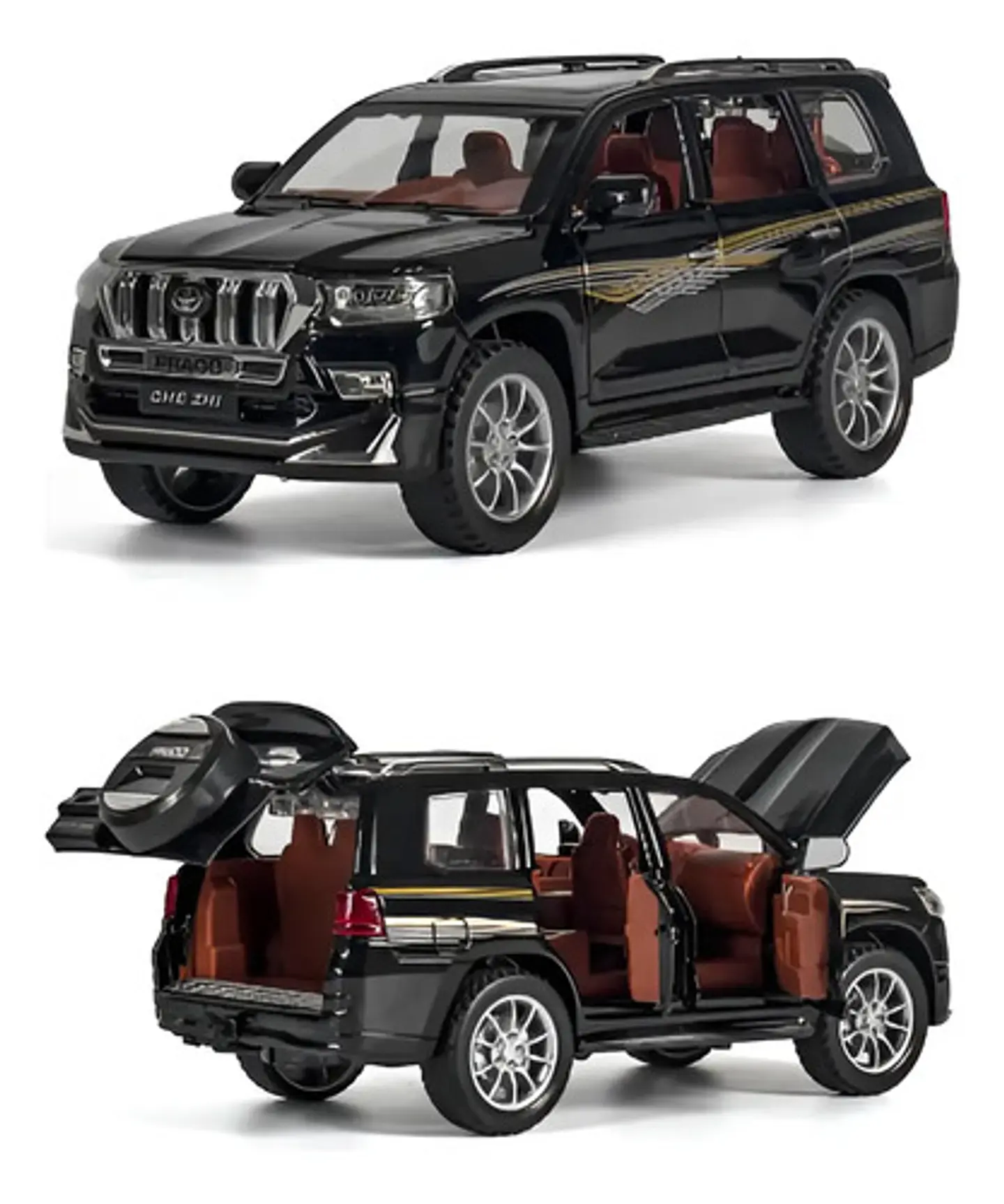 Camioneta Toyota Prado A Escala 1:24 Txc Coleccionable 4