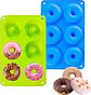 Molde Donas Silicona Cuadrado Rosquilla Galletas Horno - Miniatura 1