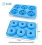 Molde Donas Silicona Cuadrado Rosquilla Galletas Horno - Miniatura 3