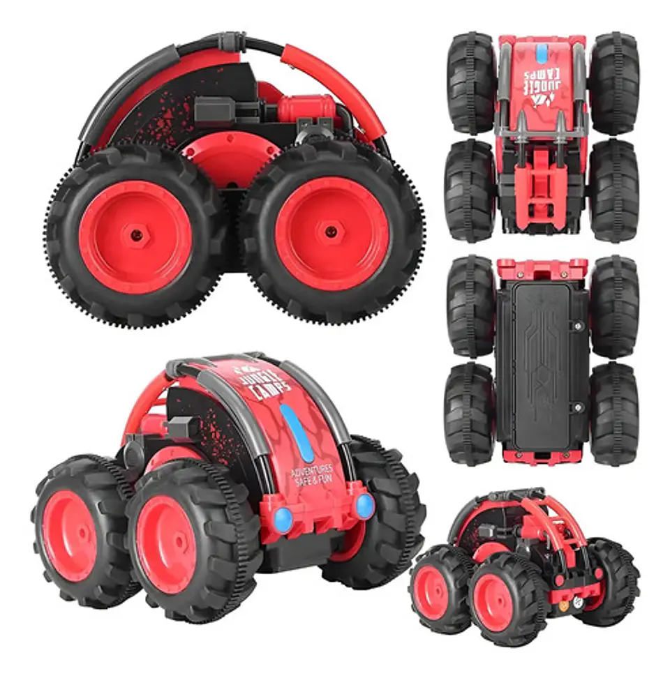Carro A Escala 1:24 Rc Anfibio Control Remoto Stunt 360° 8
