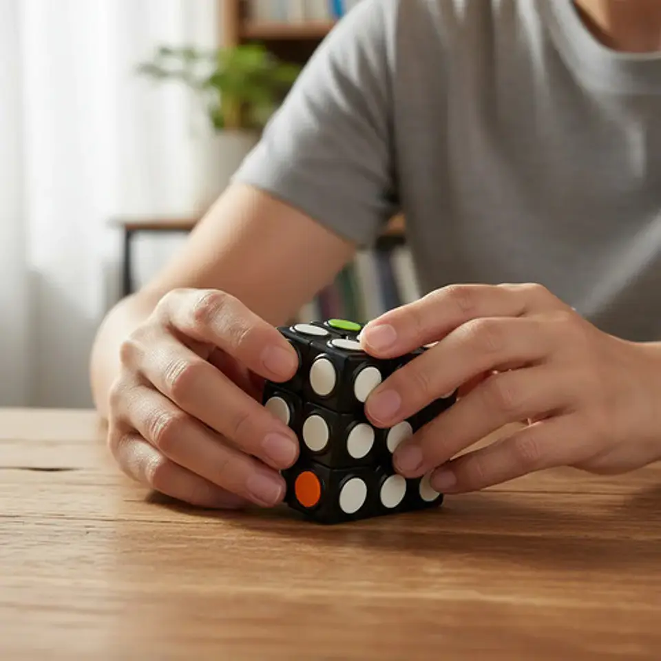 Cubo Rubik Magico 3x3 Puntos Ingenio Rompecabezas 4