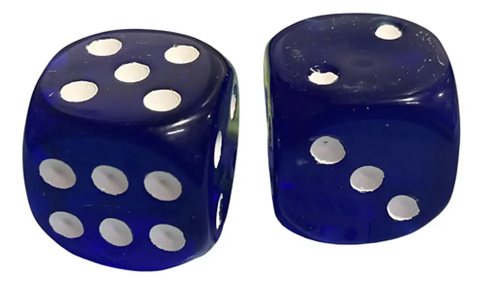 Dados X2und  Juego Mesa Colores Transparente 823-3 4