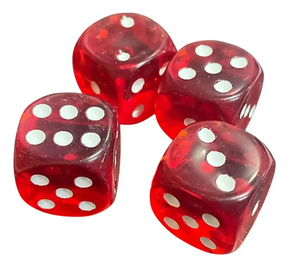 Dados X2und  Juego Mesa Colores Transparente 823-3 9