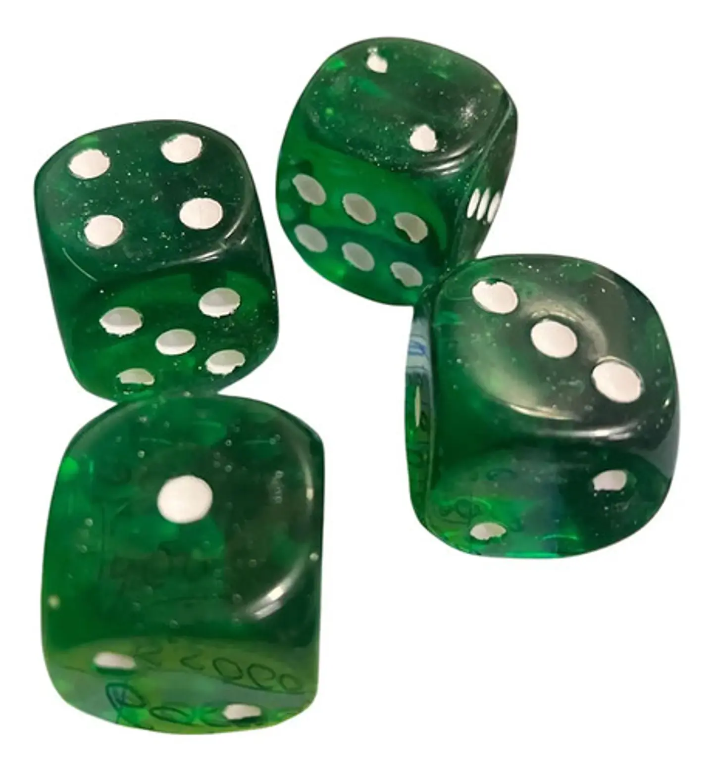 Dados X2und  Juego Mesa Colores Transparente 823-3 12