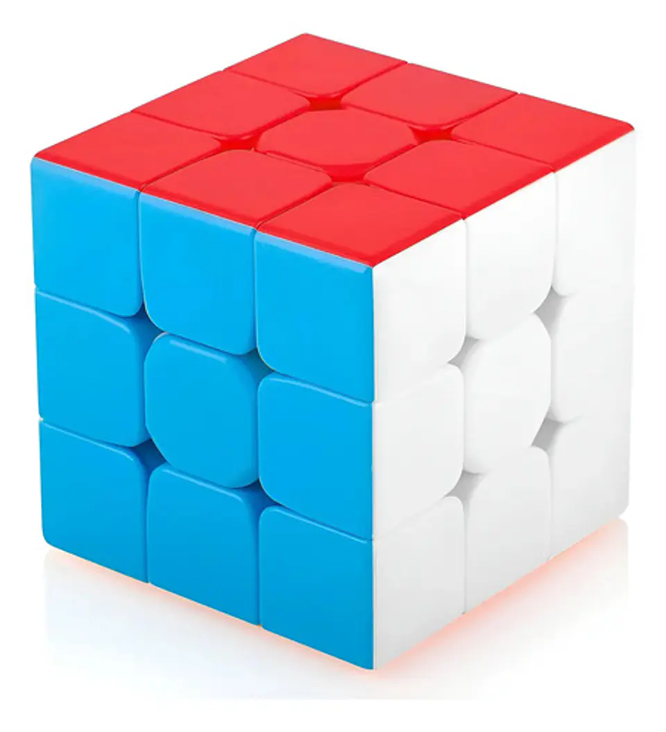 Cubo Rubik 3x3x3 Stickerless 9cm Magic Cube Didáctico Infantil Stickerless 900 1