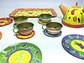 Juego Set De Té Loza Metálico 15 Piezas Juguete Cocina - Miniatura 4