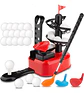 Set Mini Golf Rojo Marca Mini Golf 3 Tipos Cabezales Plástico - Miniatura 2