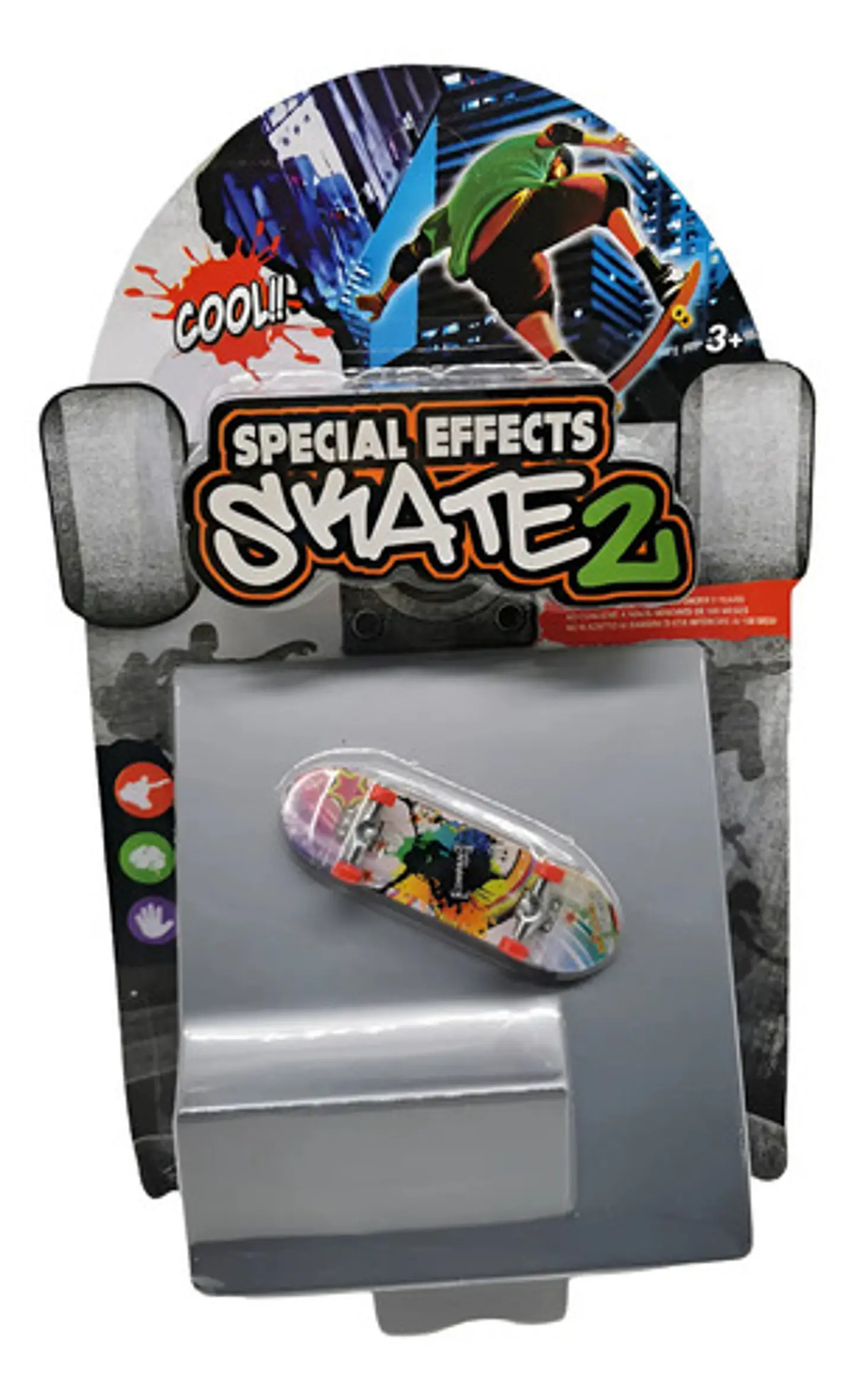 Patineta Dedo Rampa Skate Efectos Juguete Diversion 2