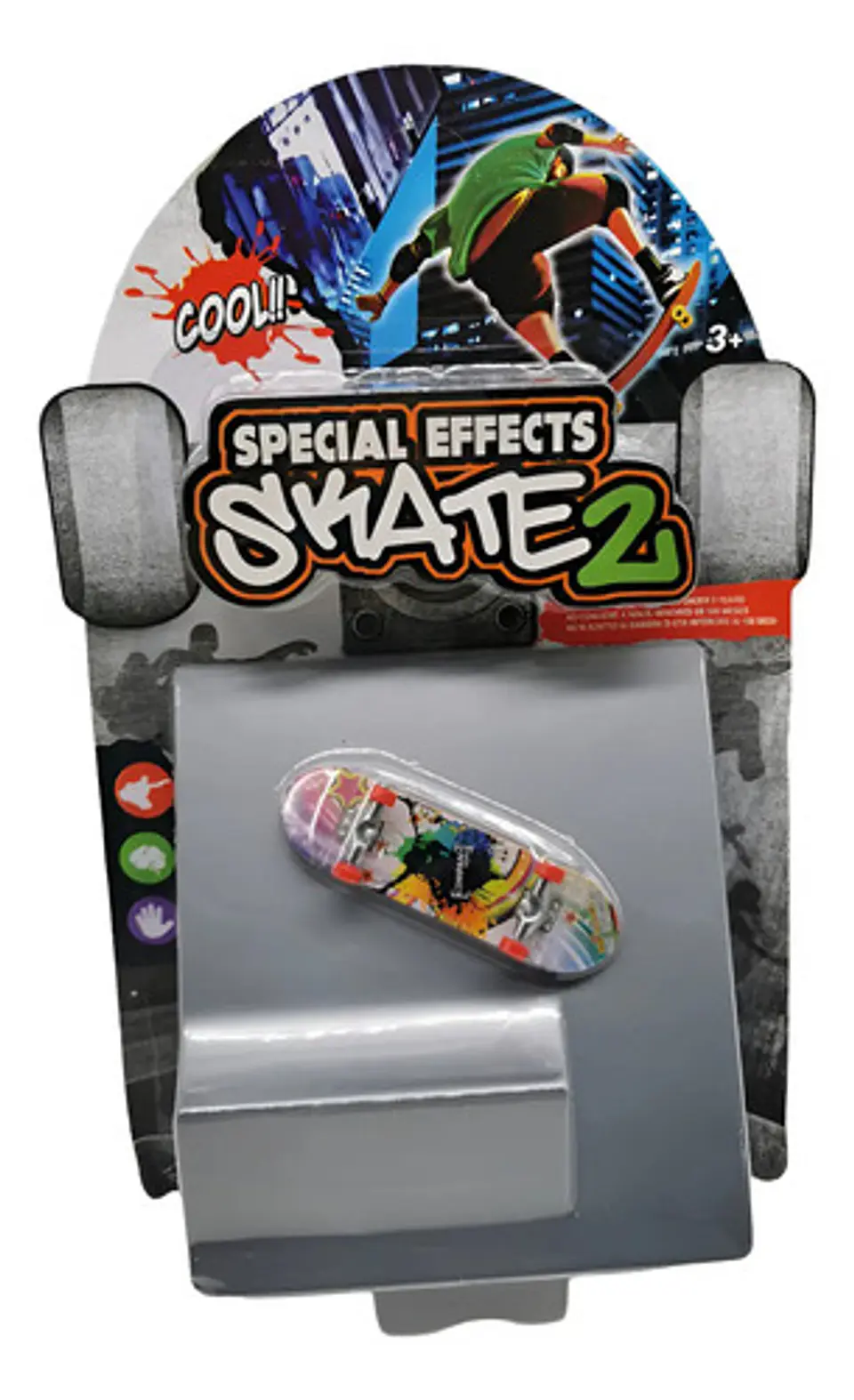 Patineta Dedo Rampa Skate Efectos Juguete Diversion 2