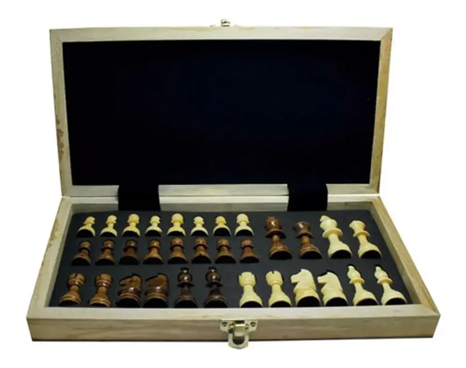 Tablero Ajedrez Plegable Santolee 39cm Juego De Mesa 28614 3