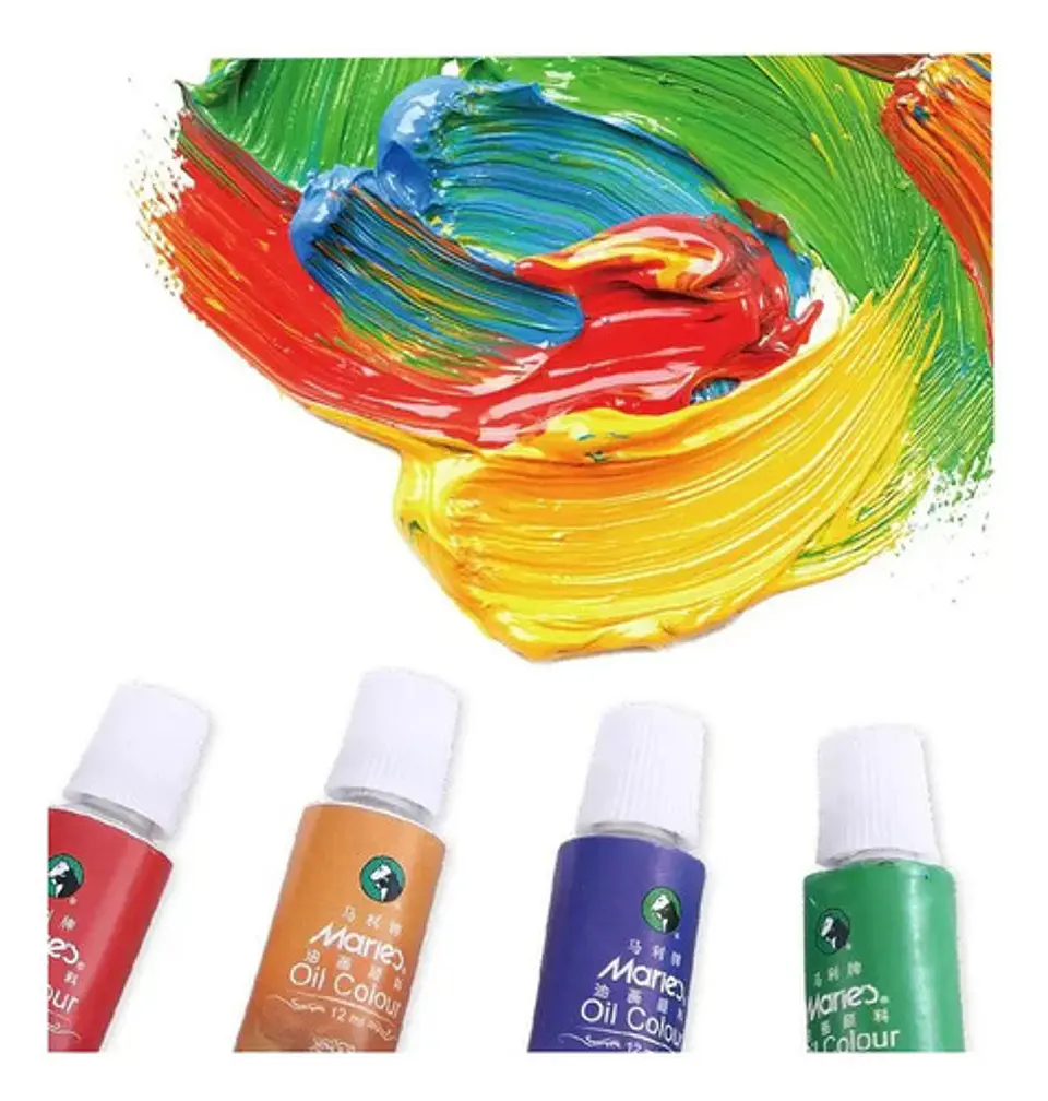 Arte Maries Oleos Pintura 24 Colores 12ml 2