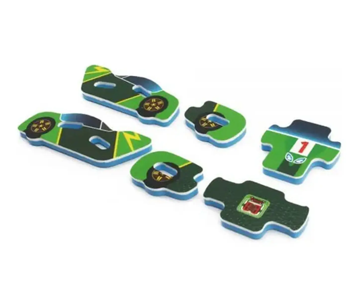Tapete Didáctico Sunta Armable Pista Carro 9 Piezas Foamy 7