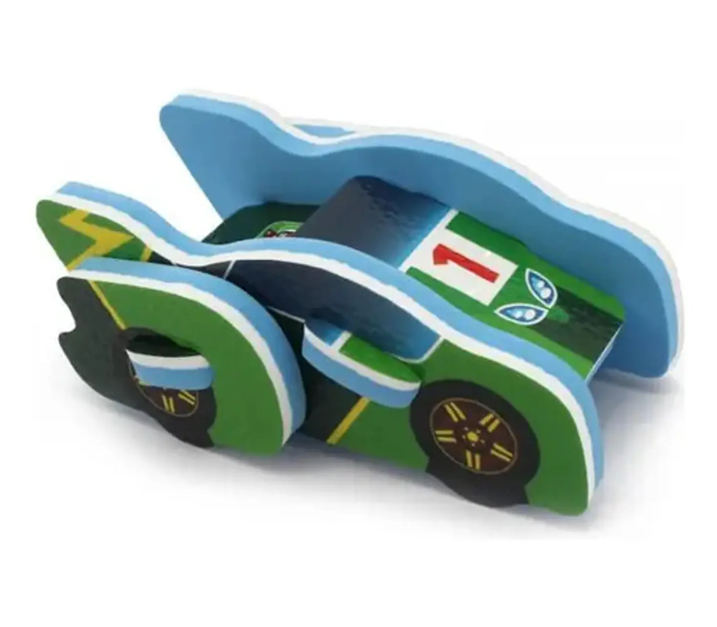 Tapete Didáctico Sunta Armable Pista Carro 9 Piezas Foamy 8