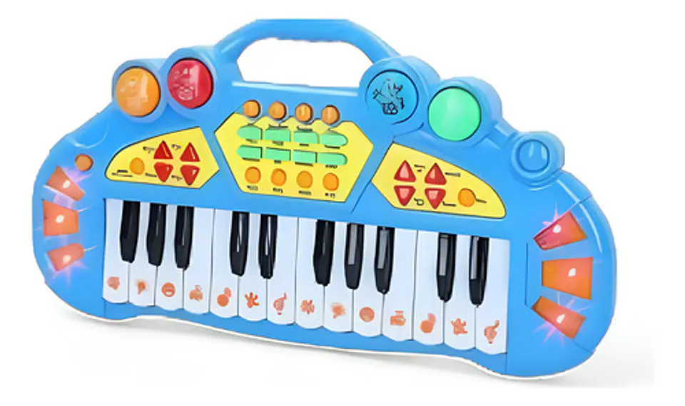 Organo Musical Star Electronico Niños Luces Y Sonido 2