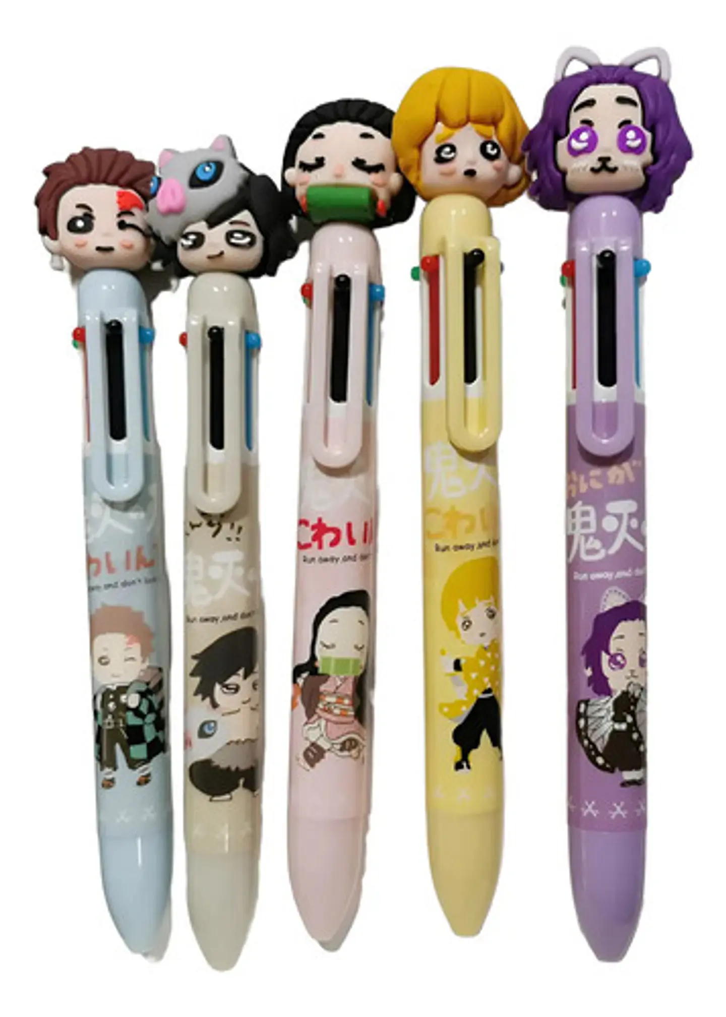 Set Bolígrafos Multicolor Candy Shop Demon Slayer Tinta Variada 0.7mm Variado 2