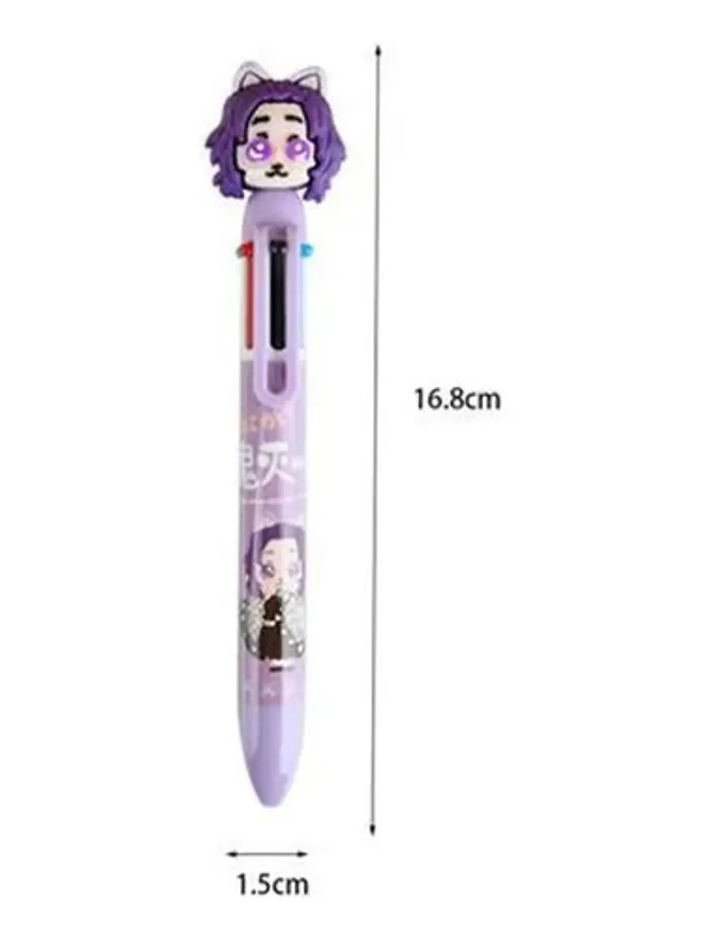 Set Bolígrafos Multicolor Candy Shop Demon Slayer Tinta Variada 0.7mm Variado 5