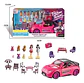Carro Muñecas Fashion Travel Accesorios Niñas Juguete Color Fucsia - Miniatura 2