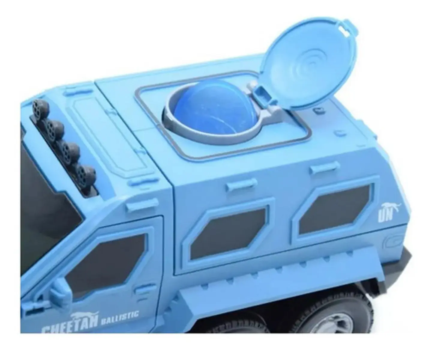 Carro Militar Juguete Tanqueta Lanza Disco Tazo 2