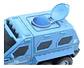 Carro Militar Juguete Tanqueta Lanza Disco Tazo - Miniatura 2