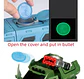 Carro Militar Juguete Tanqueta Lanza Disco Tazo - Miniatura 3