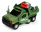 Carro Militar Juguete Tanqueta Lanza Disco Tazo - Miniatura 6
