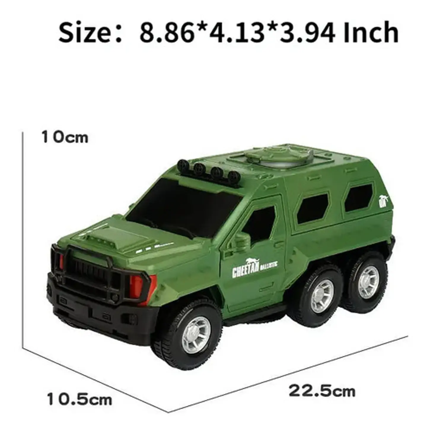 Carro Militar Juguete Tanqueta Lanza Disco Tazo 7