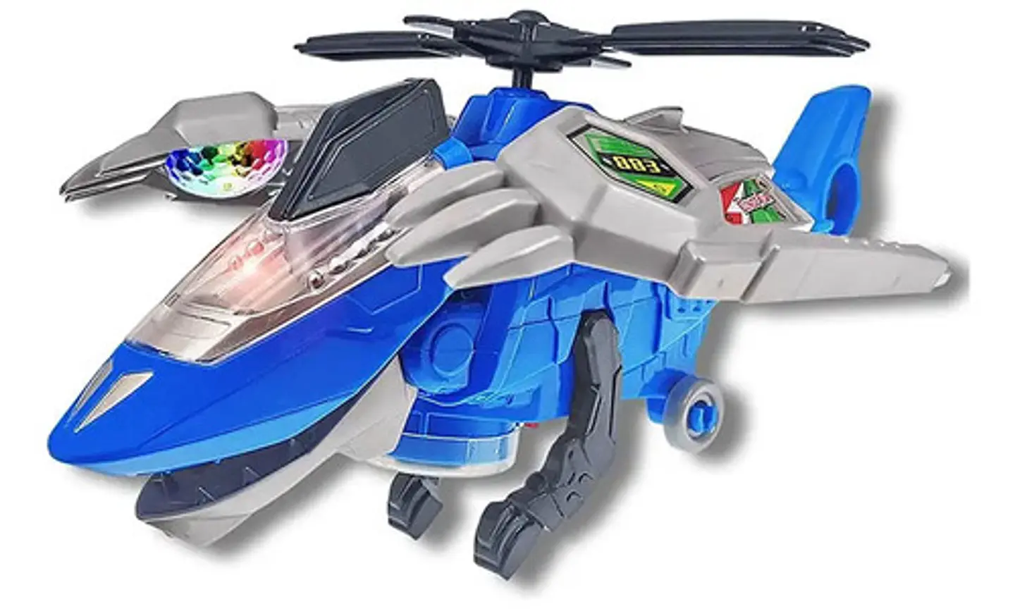 Helicoptero Dinosaurio Deforme 2 En 1 L/s Juguete 2