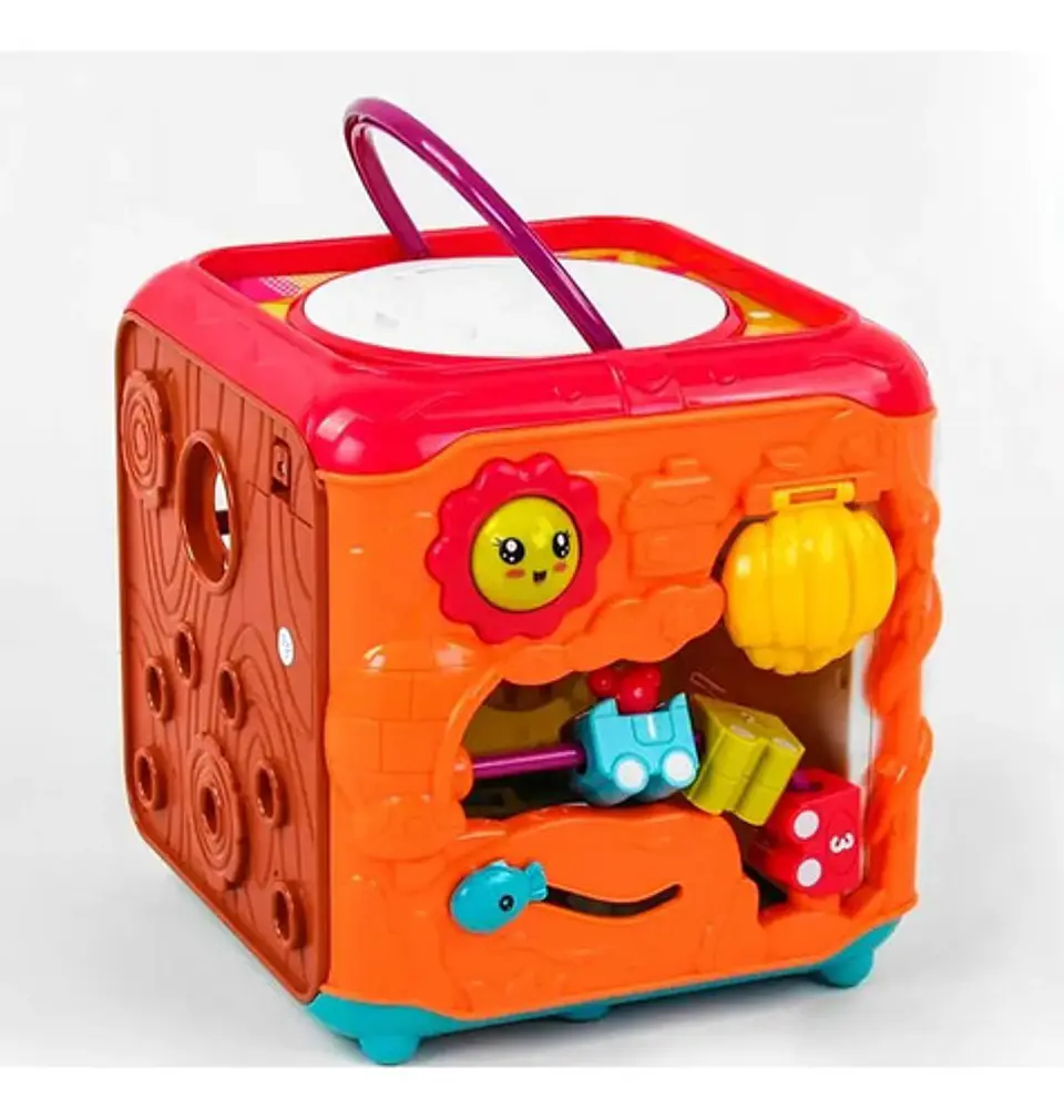 Cubo De Actividades 6 En 1 Luces Sonidos Juguete Aprendizaje Bebés 4
