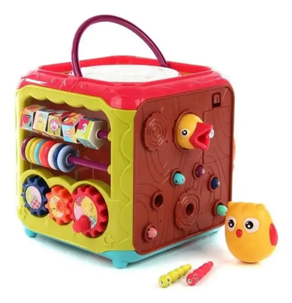 Cubo De Actividades 6 En 1 Luces Sonidos Juguete Aprendizaje Bebés 6