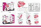 Stickers Gemas Joyas Para Cabello Diy Series Chaquiras 8-13 Años - Miniatura 2