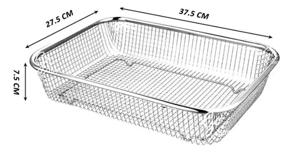Colador Acero Inoxidable Go Design Para Vegetales Y Frutas 37.5cm Plateado 5