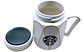 Taza Mugs Pocillo Ceramica Cafe Tapa Con Espejo Bebidas - Miniatura 1