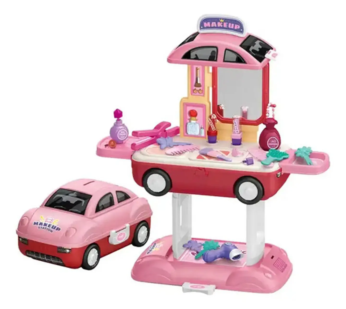 Set Tocador Juguete Cute Beatles 40pcs Accesorios 2en1 Niños 5 Años 1