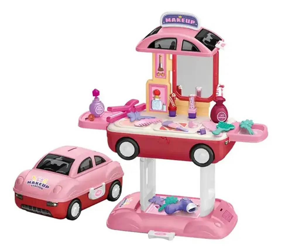 Set Tocador Juguete Cute Beatles 40pcs Accesorios 2en1 Niños 5 Años 1