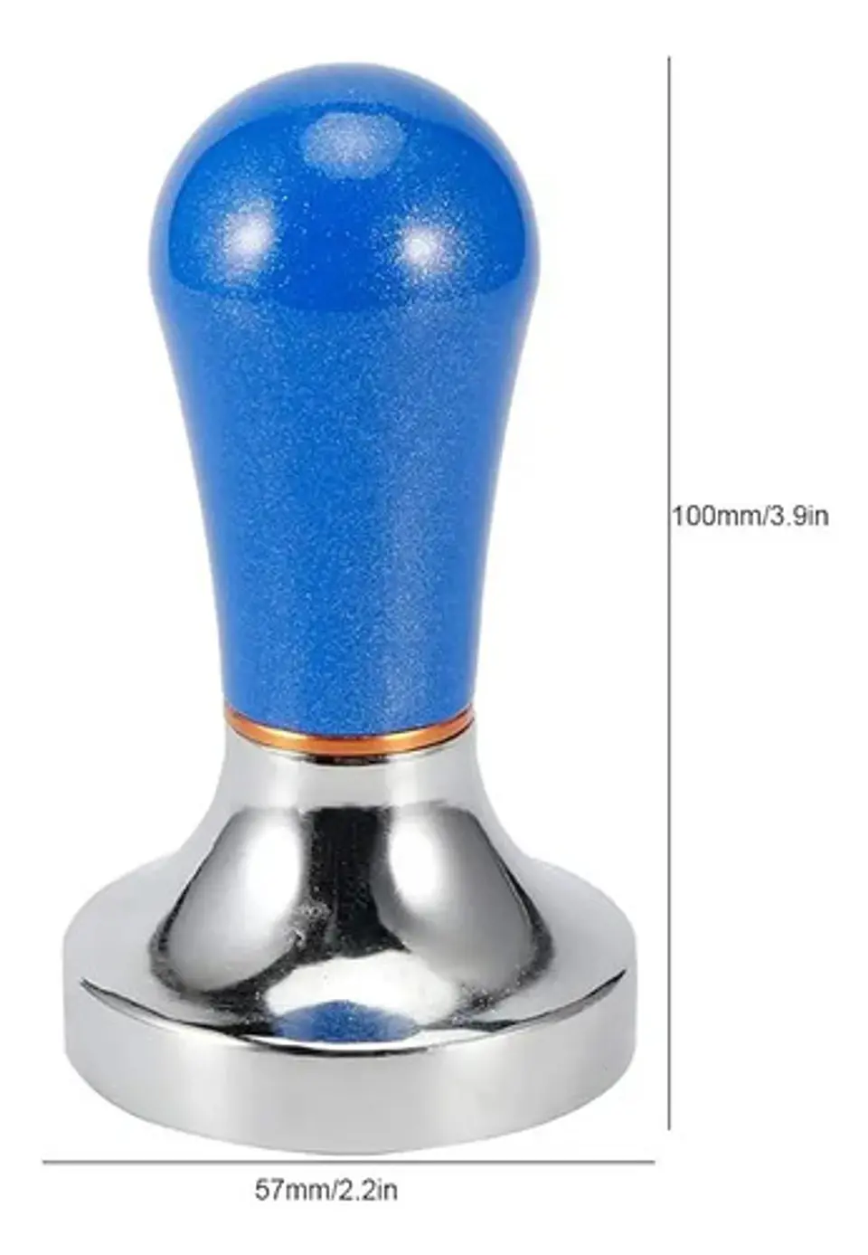 Tamper Calibrador Retorno 57mm Cafe Espresso Barista Capuchi 2