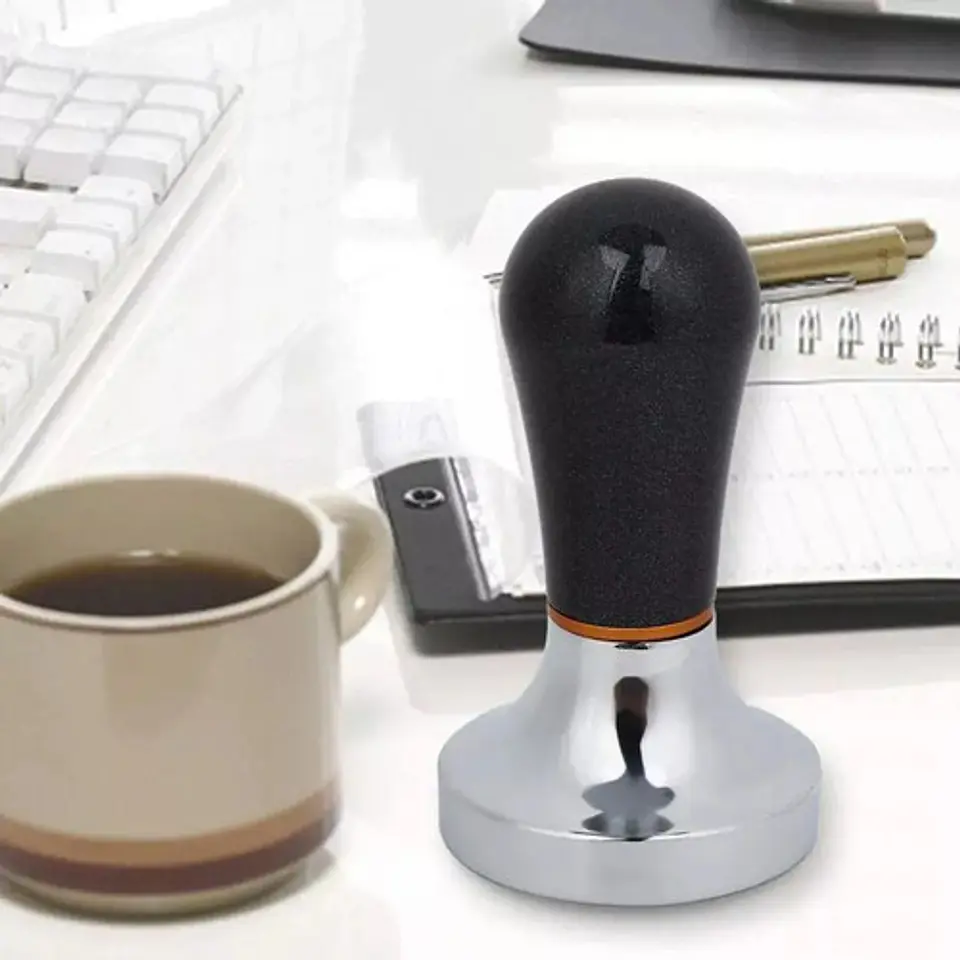 Tamper Calibrador Retorno 57mm Cafe Espresso Barista Capuchi 5