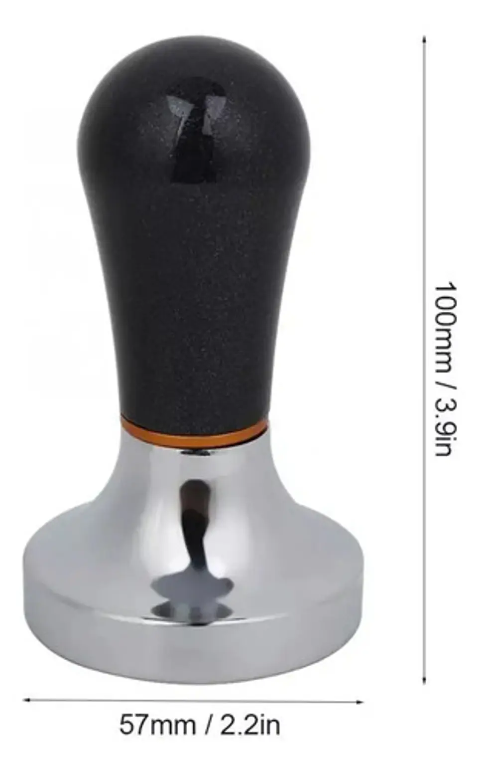 Tamper Calibrador Retorno 57mm Cafe Espresso Barista Capuchi 9