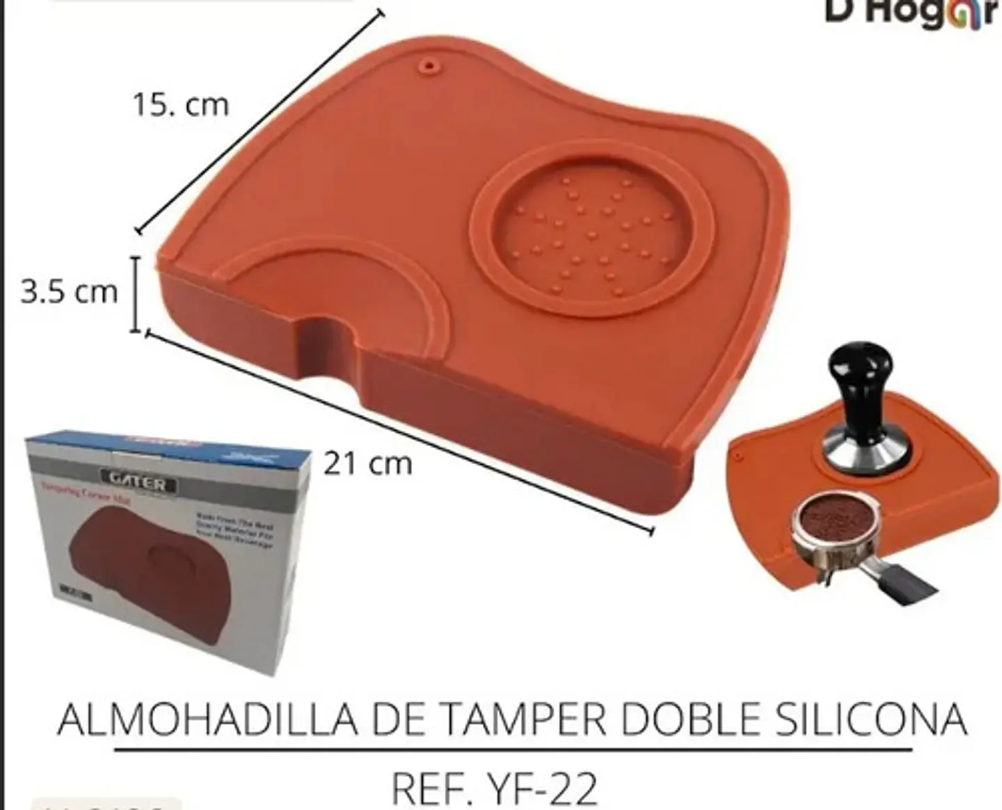 Base Tamper Almohadilla Silicona Cafe Espreso Barista  3
