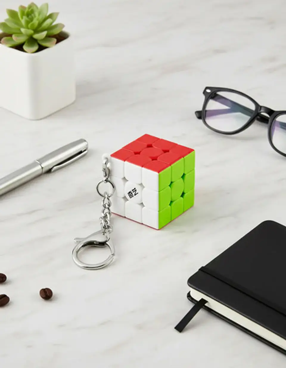 Llavero Cubo Magico Stickerless Qytoys  9