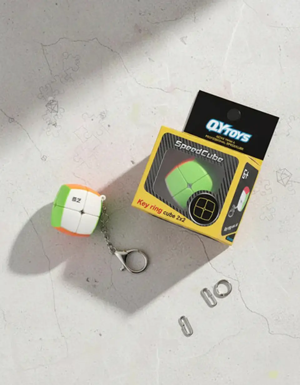 Llavero Cubo Magico Stickerless Qytoys  13