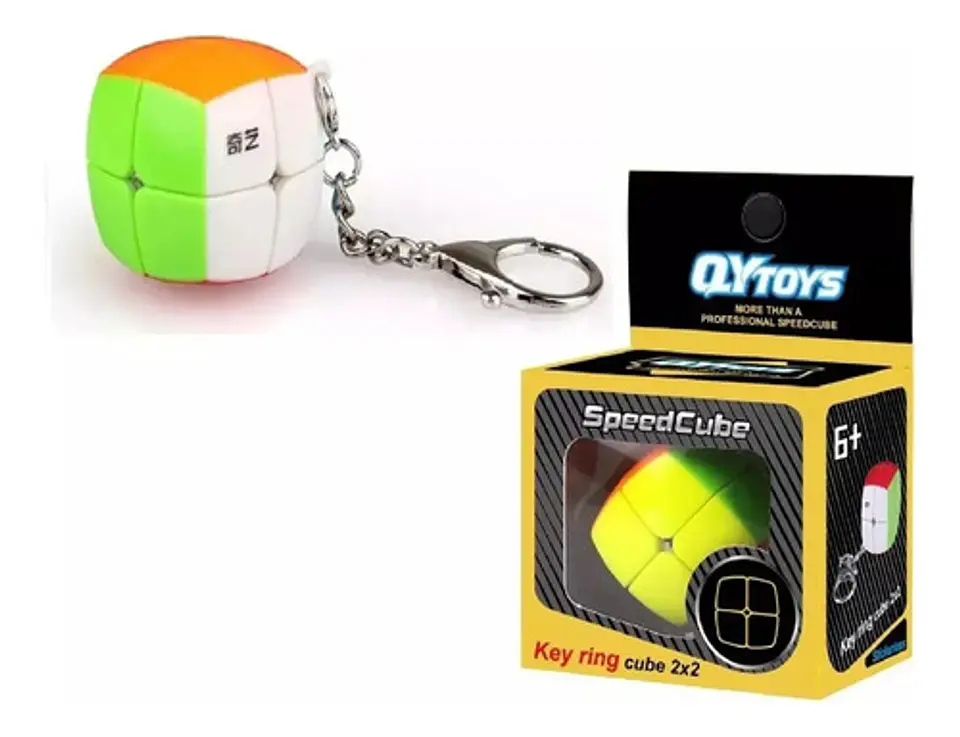 Llavero Cubo Magico Stickerless Qytoys  14