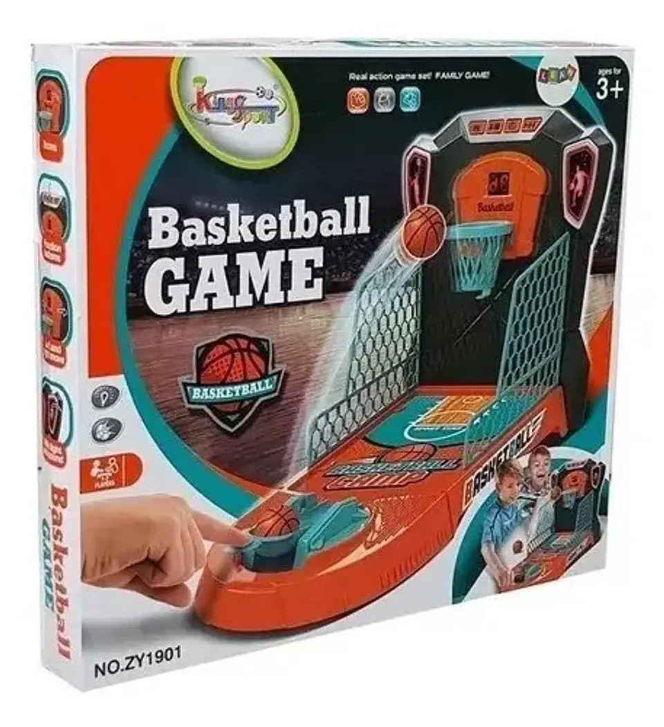 Tablero Electrónico Baloncesto Familiar Kingsport Con Aro Móvil Y Marcador 6