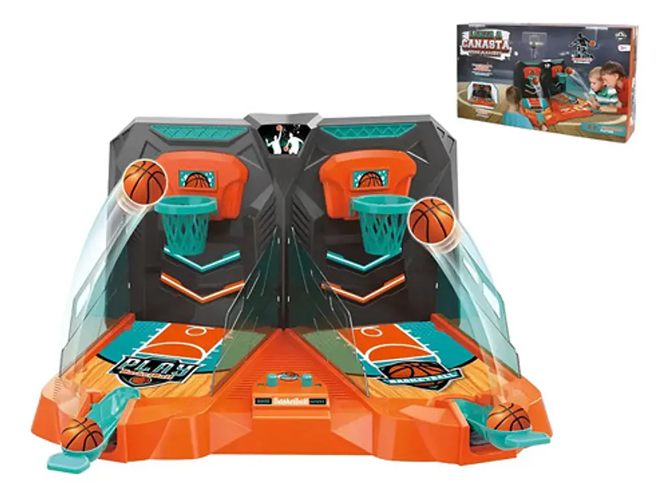Juego De Mesa Baloncesto Interactivo Con Lanzador De Pelotas 1