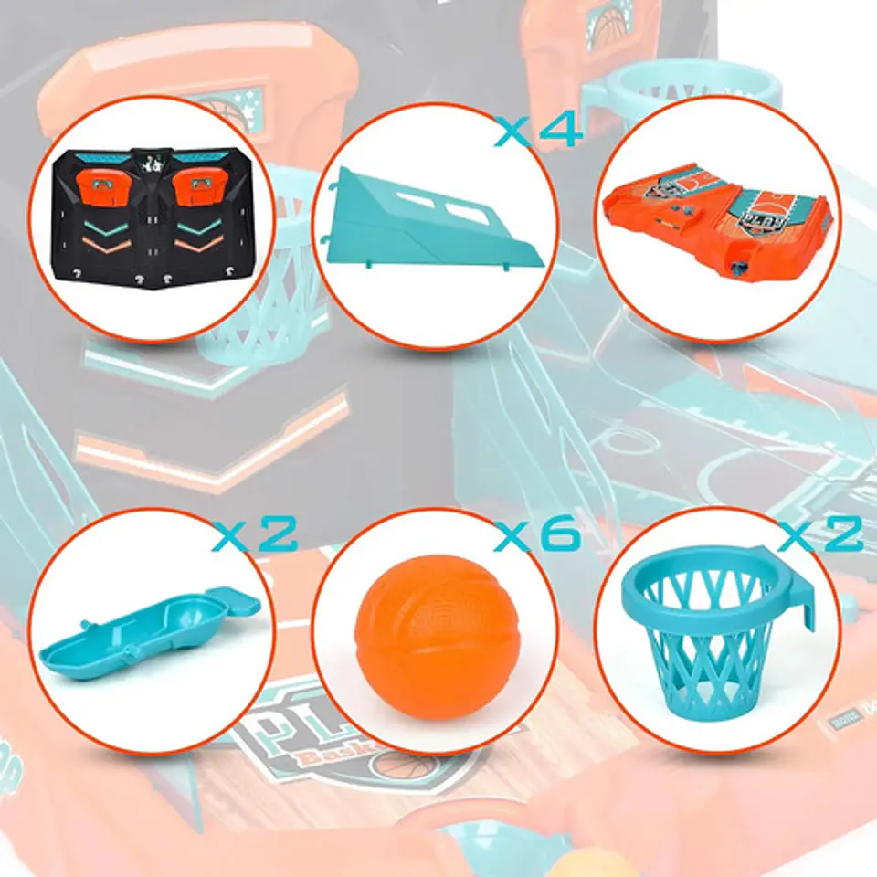 Juego De Mesa Baloncesto Interactivo Con Lanzador De Pelotas 7