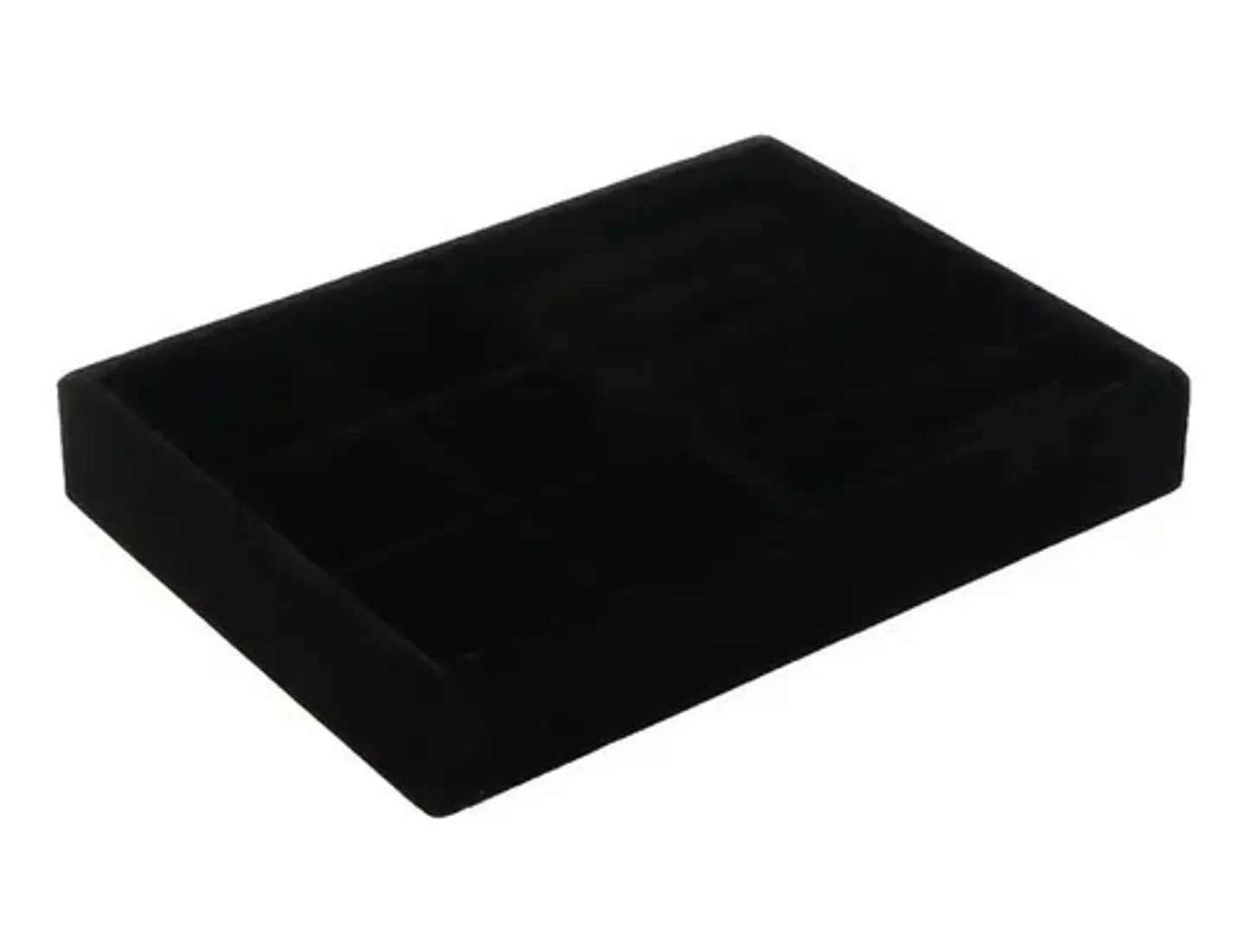 Bandeja Organizador Joyero Exhibidor Joyas Negro 2