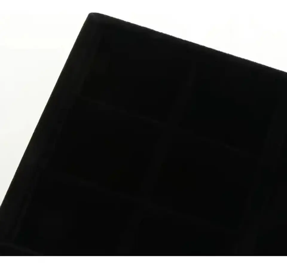 Bandeja Organizador Joyero Exhibidor Joyas Negro 5