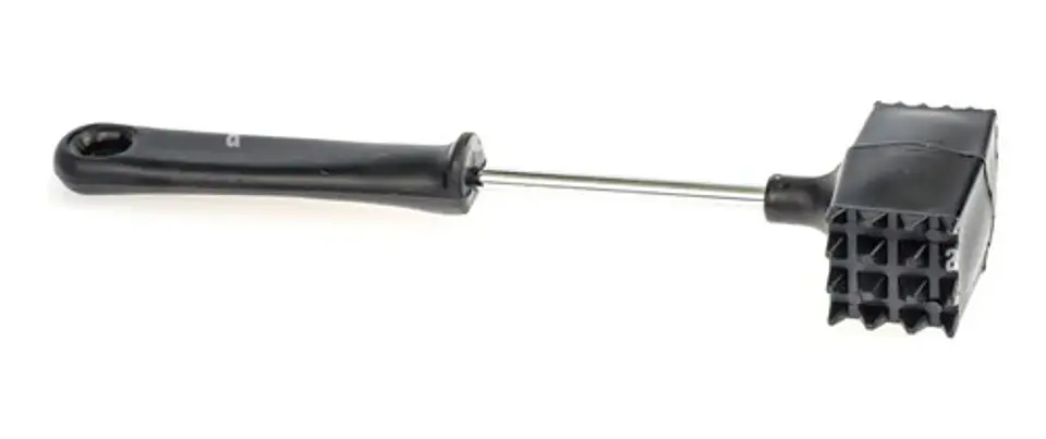 Martillo Ablandador Carne Herramientas Chef Plastico Abs Color Negro 1